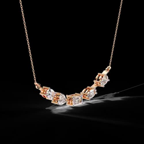 Rhapsody Mixed-Cut Diamond Necklace 3