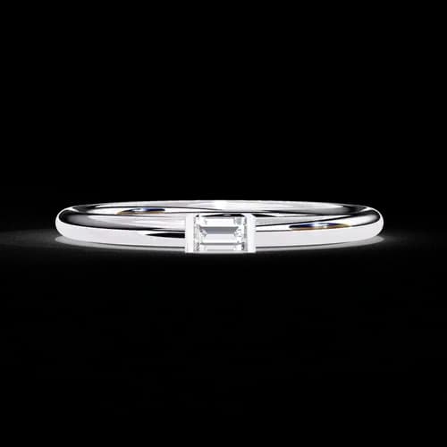 Linear Baguette Ring