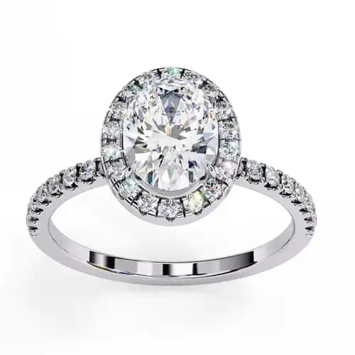 Seraphina Oval Halo