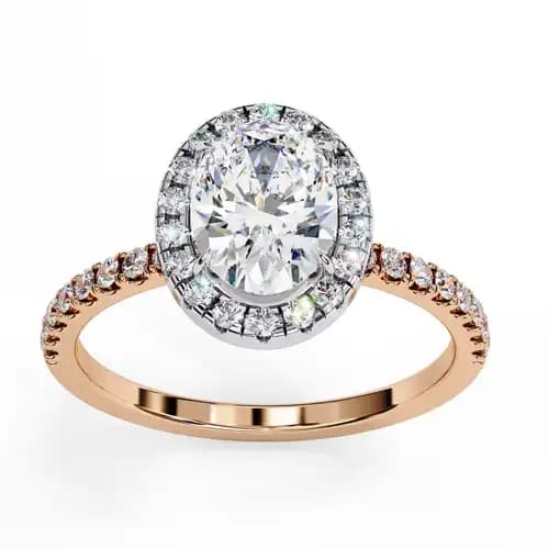 Seraphina Oval Halo 2