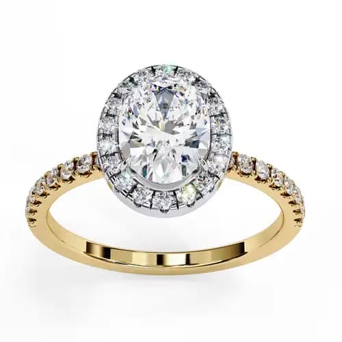 Seraphina Oval Halo 3