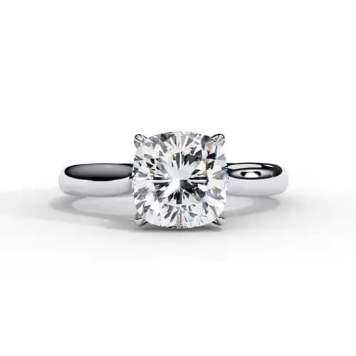 Luna Cushion Solitaire