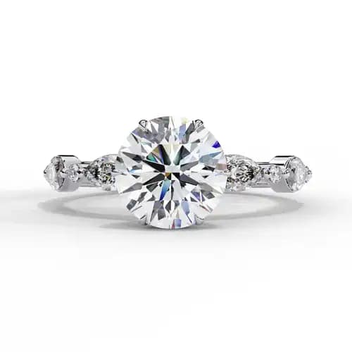 Round Petal Ring