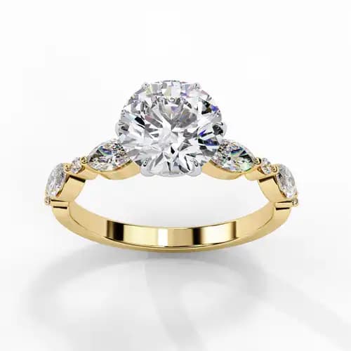 Round Petal Ring 3
