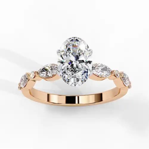 Oval Petal Ring 2
