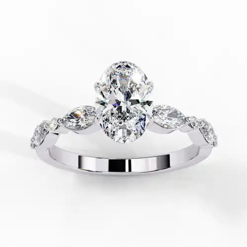 Pear Petal Ring 2