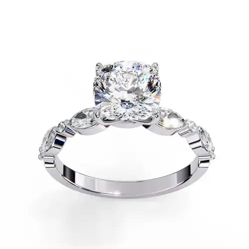 Cushion Petal Ring 3