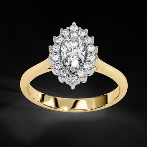 Heirloom Marquise Halo 3
