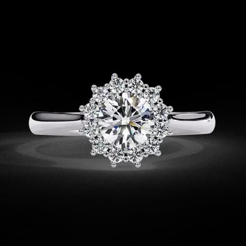 Heirloom Round Halo