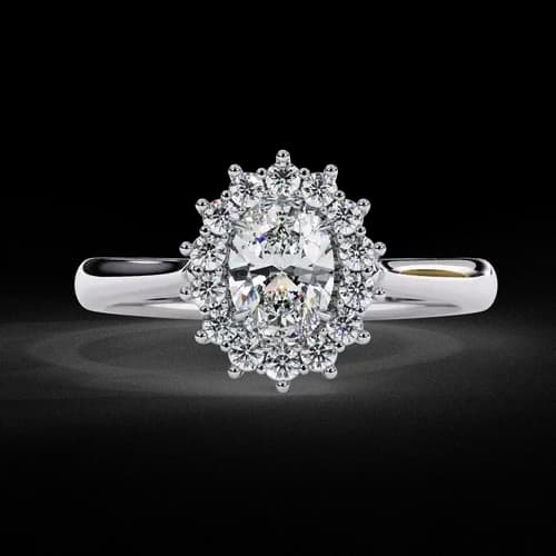 Heirloom Oval Halo