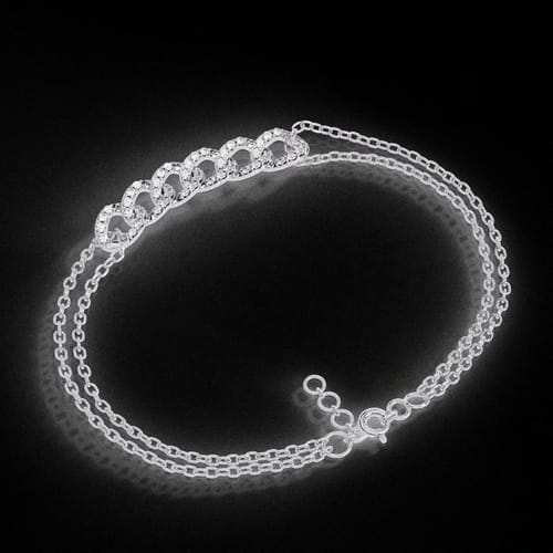 The Luna Link Diamond Bracelet 1
