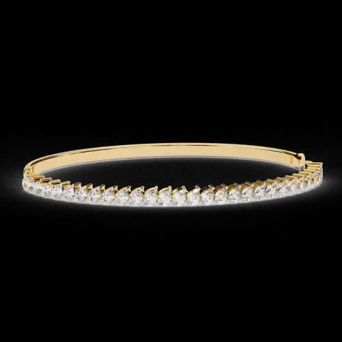 The Apex Marquise Diamond Bangle 2