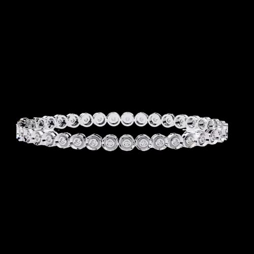 Blossom Wreat Diamond Bangle 1