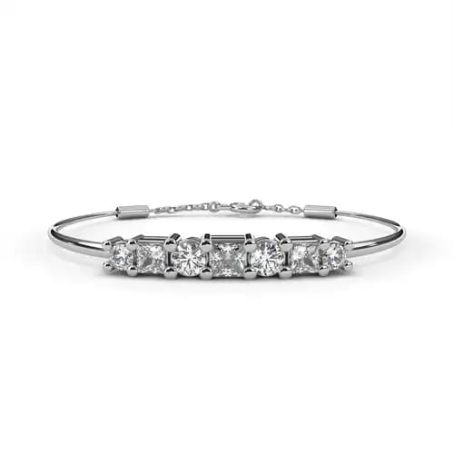 Duet Diamond Bar Bracelet 1