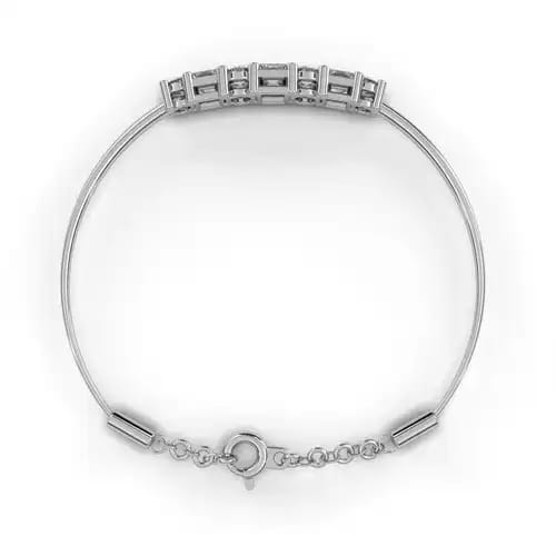 Duet Diamond Bar Bracelet 2