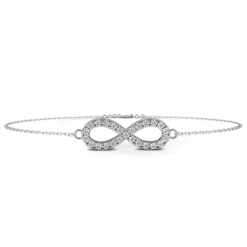 Infinity Diamond Bracelet 1
