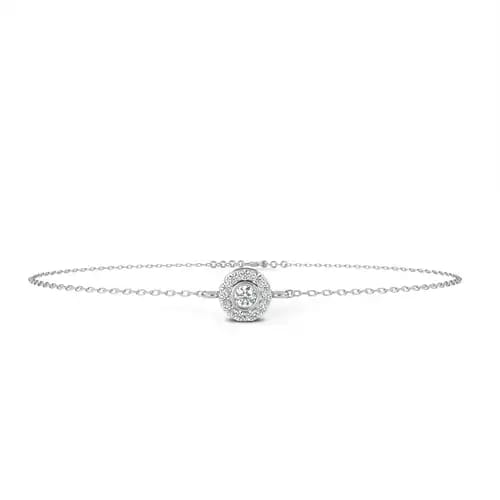Solara Halo Diamond Bracelet 1