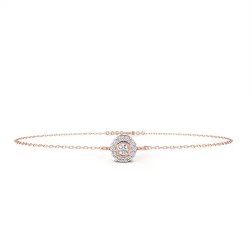 Solara Halo Diamond Bracelet 2