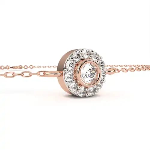 Solara Halo Diamond Bracelet 3