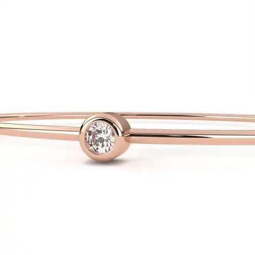 Solitaire Stacking Bangle 3