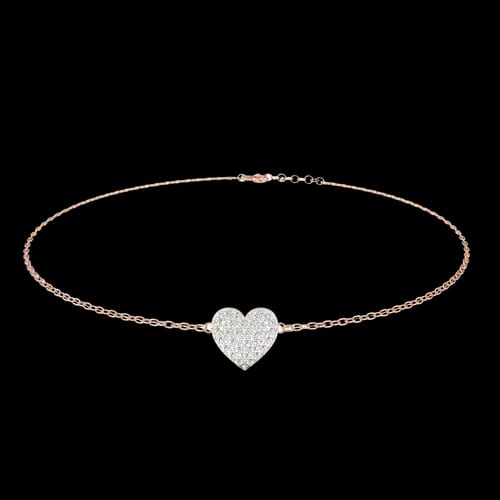 Amour Pave Heart Bracelet 3