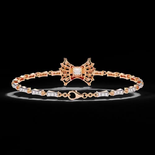 Couture Bow Diamond Bracelet 4
