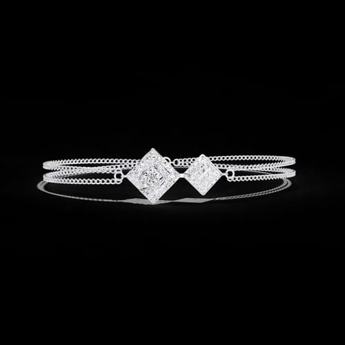 Kite Geometric Diamond Bracelet 1