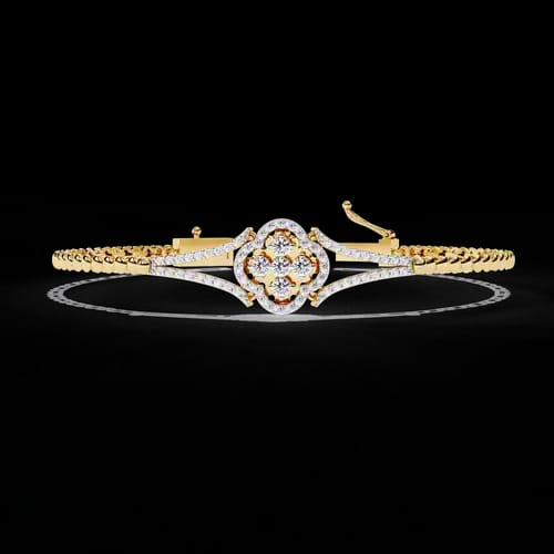 Quatrefoil Bloom Diamond Bracelet 2