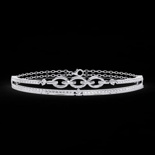 Trio Stack Diamond Bracelet 1