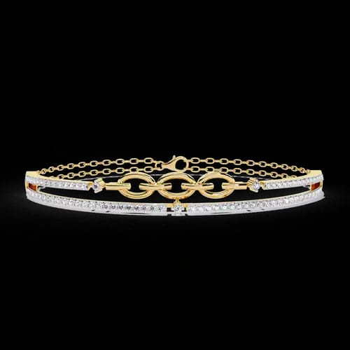 Trio Stack Diamond Bracelet 3