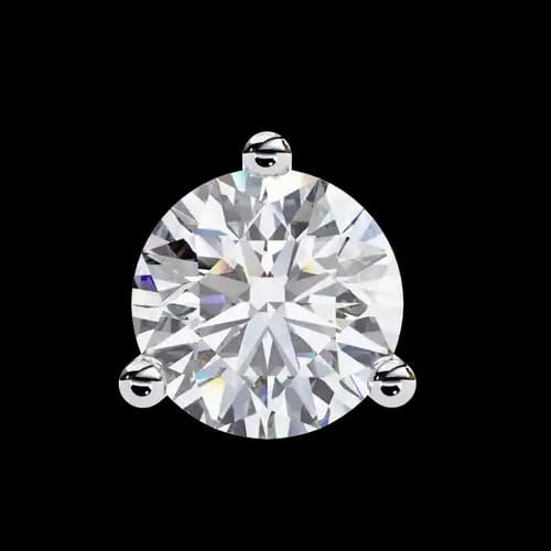 Eternal Glow Round Brilliant Diamond Studs 2