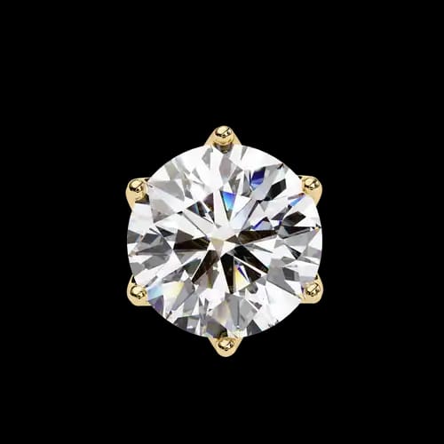 Crown Radiance Solitaire Studs 2