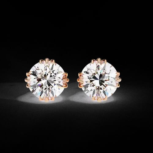 Eterna Bloom Diamond Studs 3