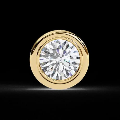 Eterna Bezel Diamond Studs 2