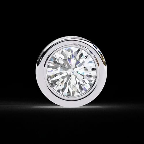 Eterna Bezel Diamond Studs 3