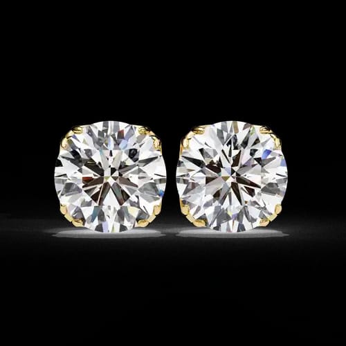 Celeste 8-Prong Diamond Studs 2