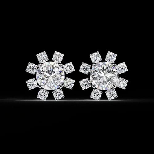 Starburst Diamond Studs 1