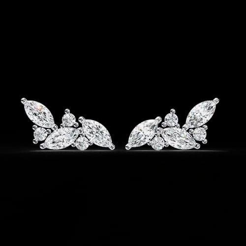 Marquise Grace Cluster studs 1