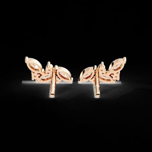 Marquise Grace Cluster studs 3