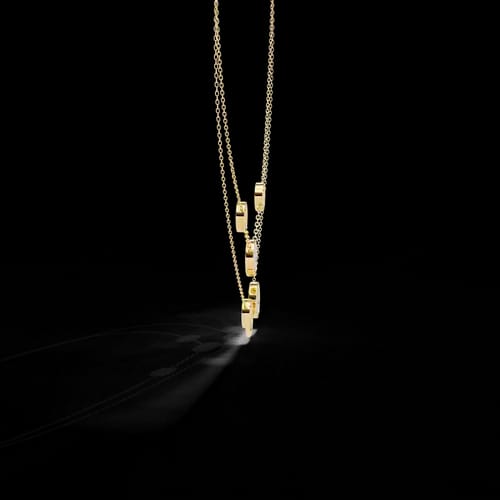 Orbit Diamond Necklace 2