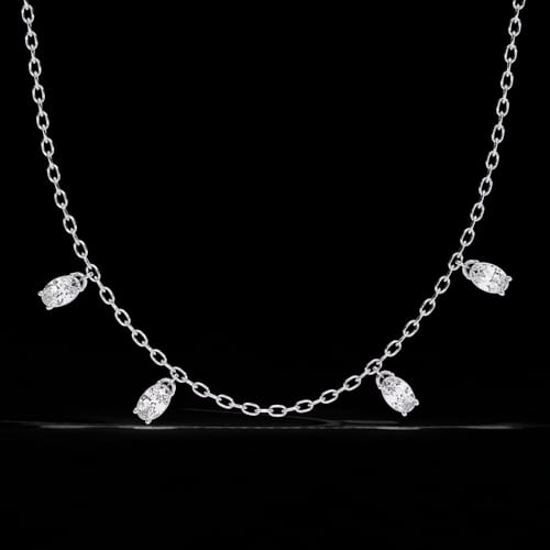 Ellara Diamond Fringe Necklace 1