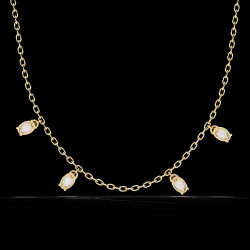 Ellara Diamond Fringe Necklace 3