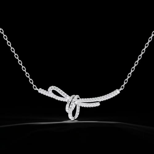 Liaison Diamond Knot Necklace 1