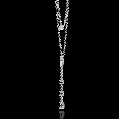 Cascade Layered Lariat Necklace 2