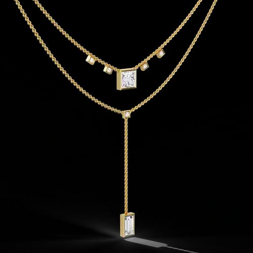 Astoria Layered Deco Lariat 2