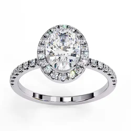Seraphina Oval Halo 1