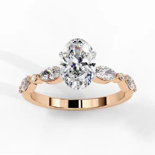 Oval Petal Ring 2