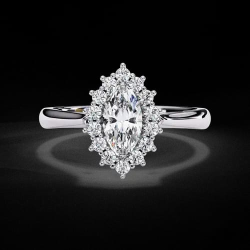 Heirloom Marquise Halo 1