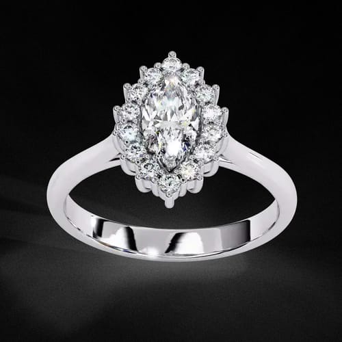 Heirloom Marquise Halo 2