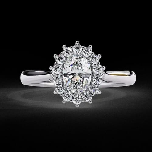 Heirloom Oval Halo 1